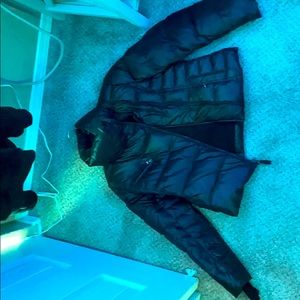 black bubble jacket
